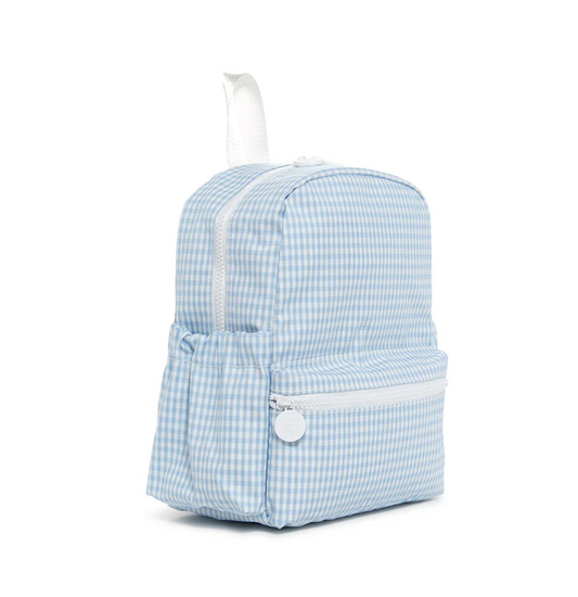 Mini Backer, Gingham Mist