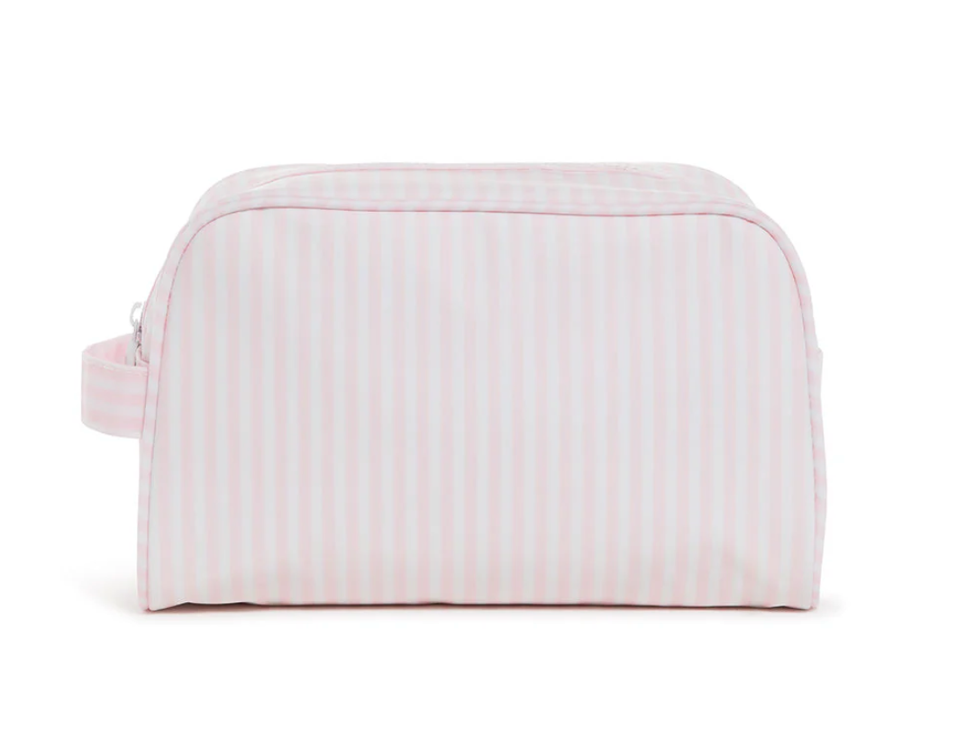 Stowaway Toiletry Bag, Pimlico Stripe Pink