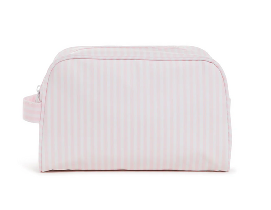 Stowaway Toiletry Bag, Pimlico Stripe Pink