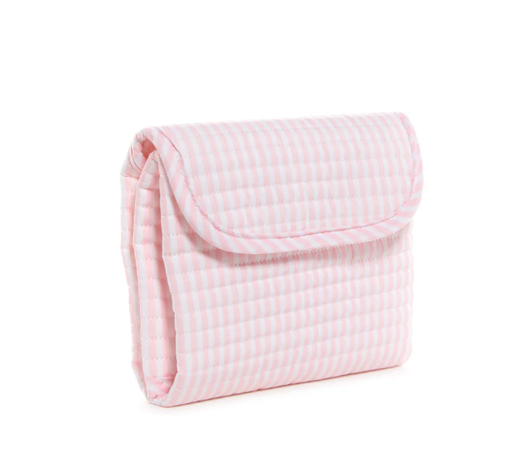 Quilted Changing Mat, Pimlico Pink Stripe