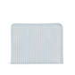 Medium Roadie Zip Pouch, Blue Pimlico Stripe