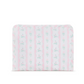 Medium Roadie Zip Pouch, Ribbon Floral Pink