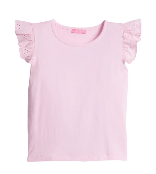 Eyelet Tank - Pink