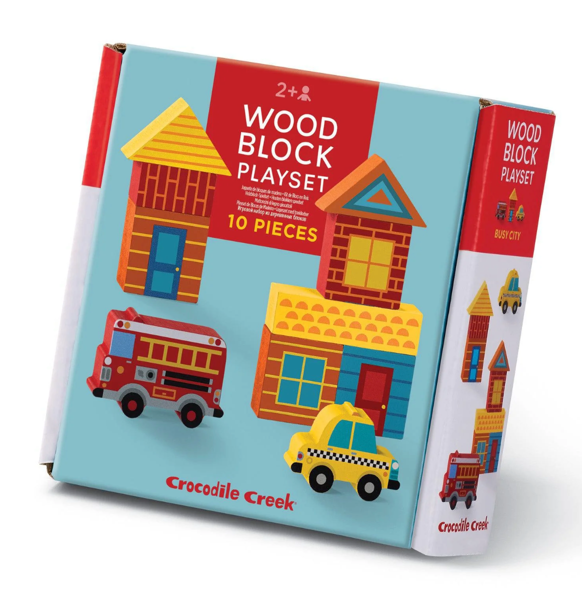 Build and Play Mini Wood Blocks, Busy City