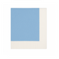 Jersey Knit Blanket with Contrast Rib Border, Blue with White
