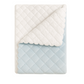 Quilted Plush Baby Blanket, Blue