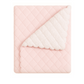 Quilted Plush Baby Blanket, Pink