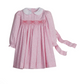 Smocked Natalie Dress, Pink Vinings