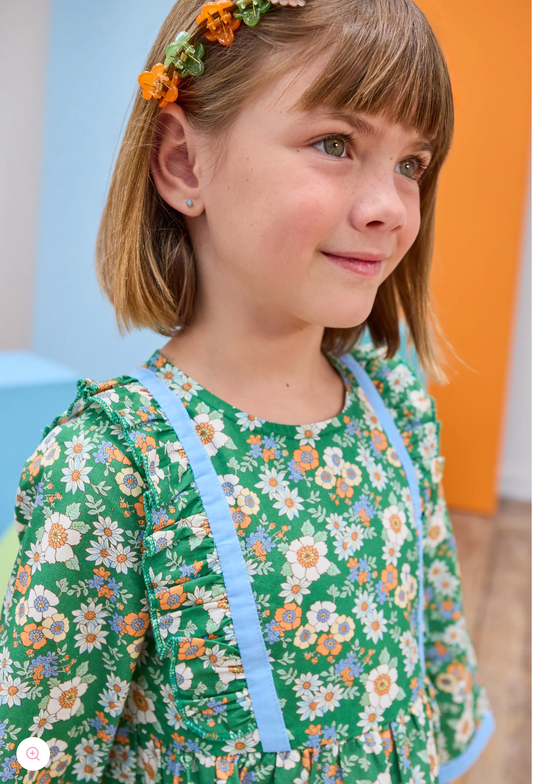 Porto Dress, Greenwich Garden Green