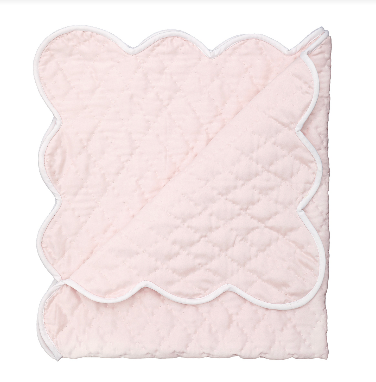 Quilted Satin Baby Blanket