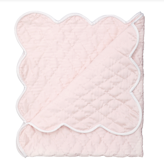 Quilted Satin Baby Blanket