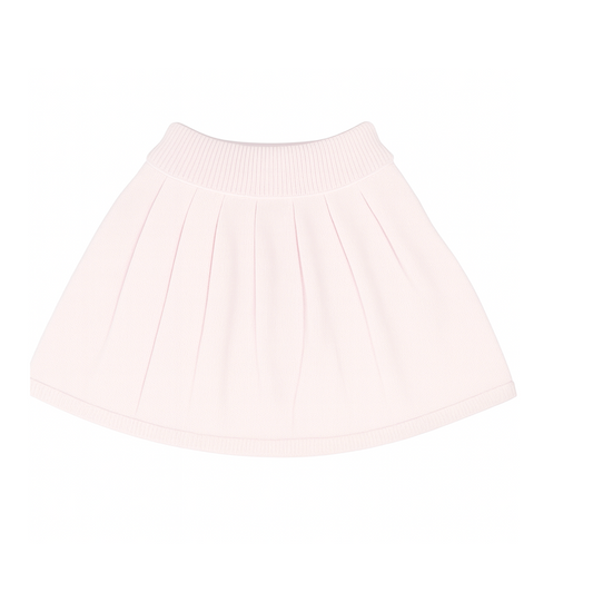 Pink Pleated Skirt