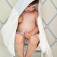 Kiddo Hooded Towel, Blue Check