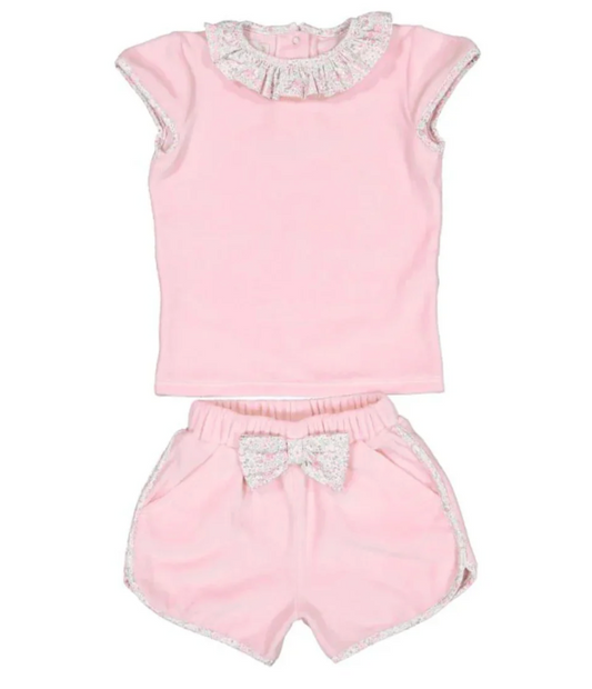 Pink Ditsy Floral Girl Cover Up