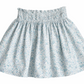 Blue Floral Liberty A Line Skirt