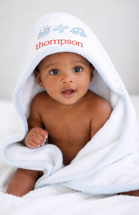 3 Piece Bath Towel Set, Cars, Trains & Planes