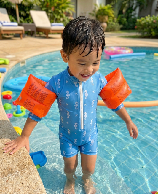 Baby Rashguard Suit, Seahorse
