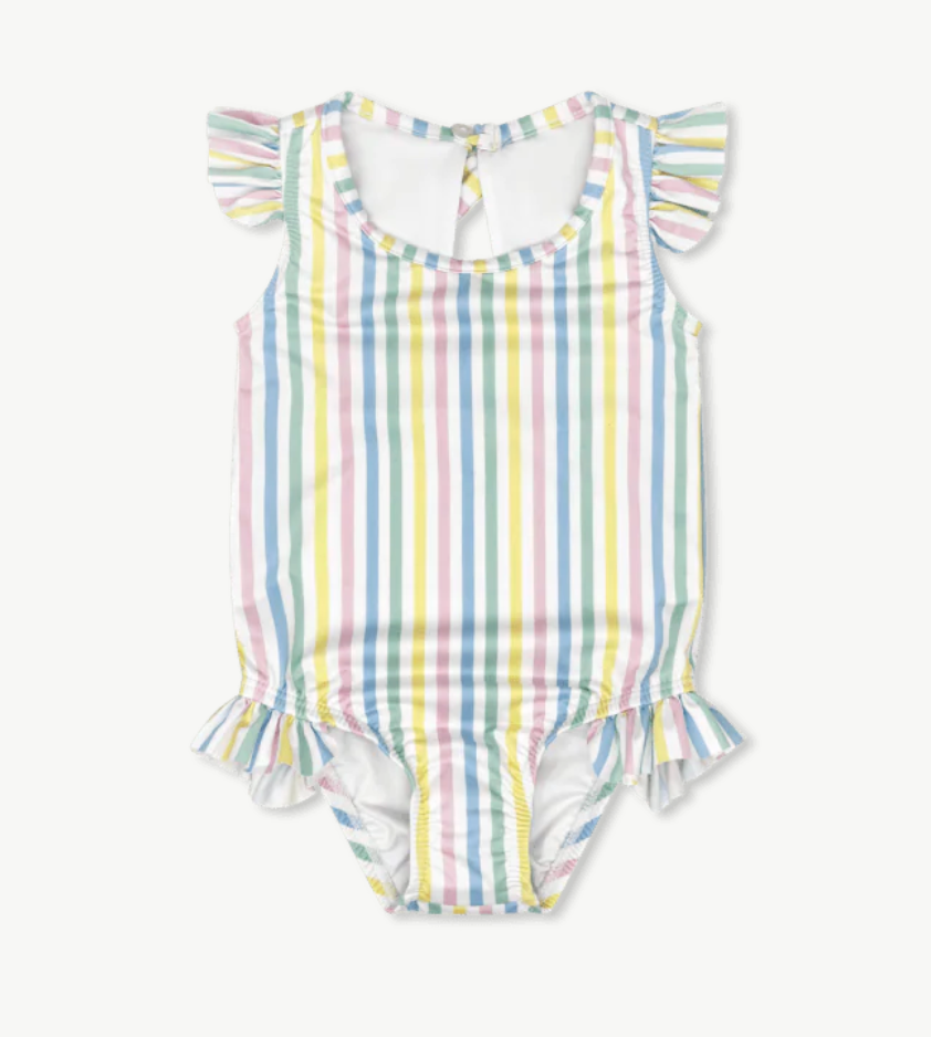 Lottie Swimsuit, Sorbet Stripes
