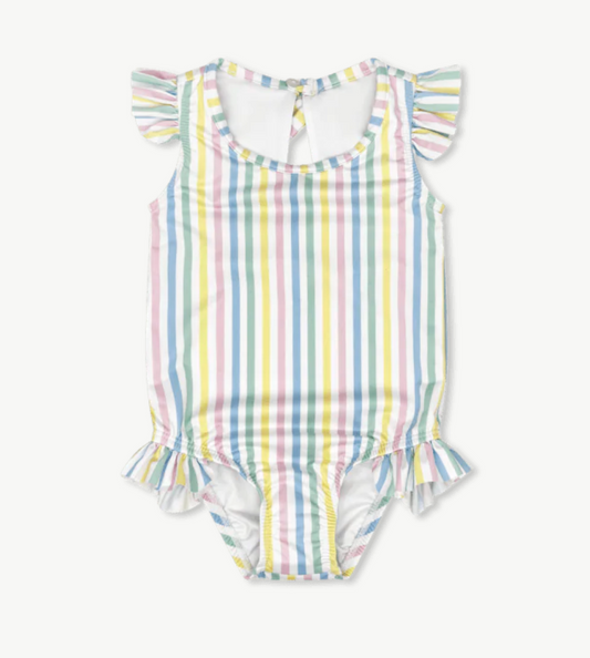 Lottie Swimsuit, Sorbet Stripes