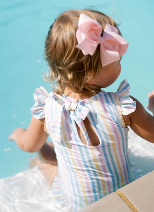 Lottie Swimsuit, Sorbet Stripes