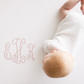 Monogrammable Jersey Crib Sheet