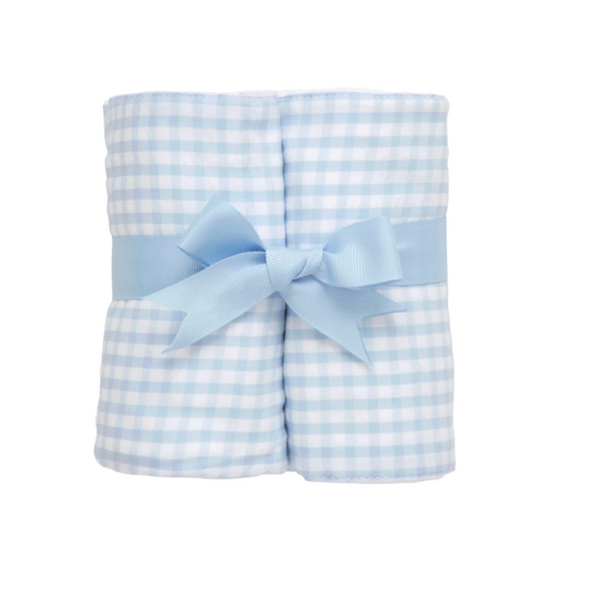 Check Burps, Set of 2 Blue