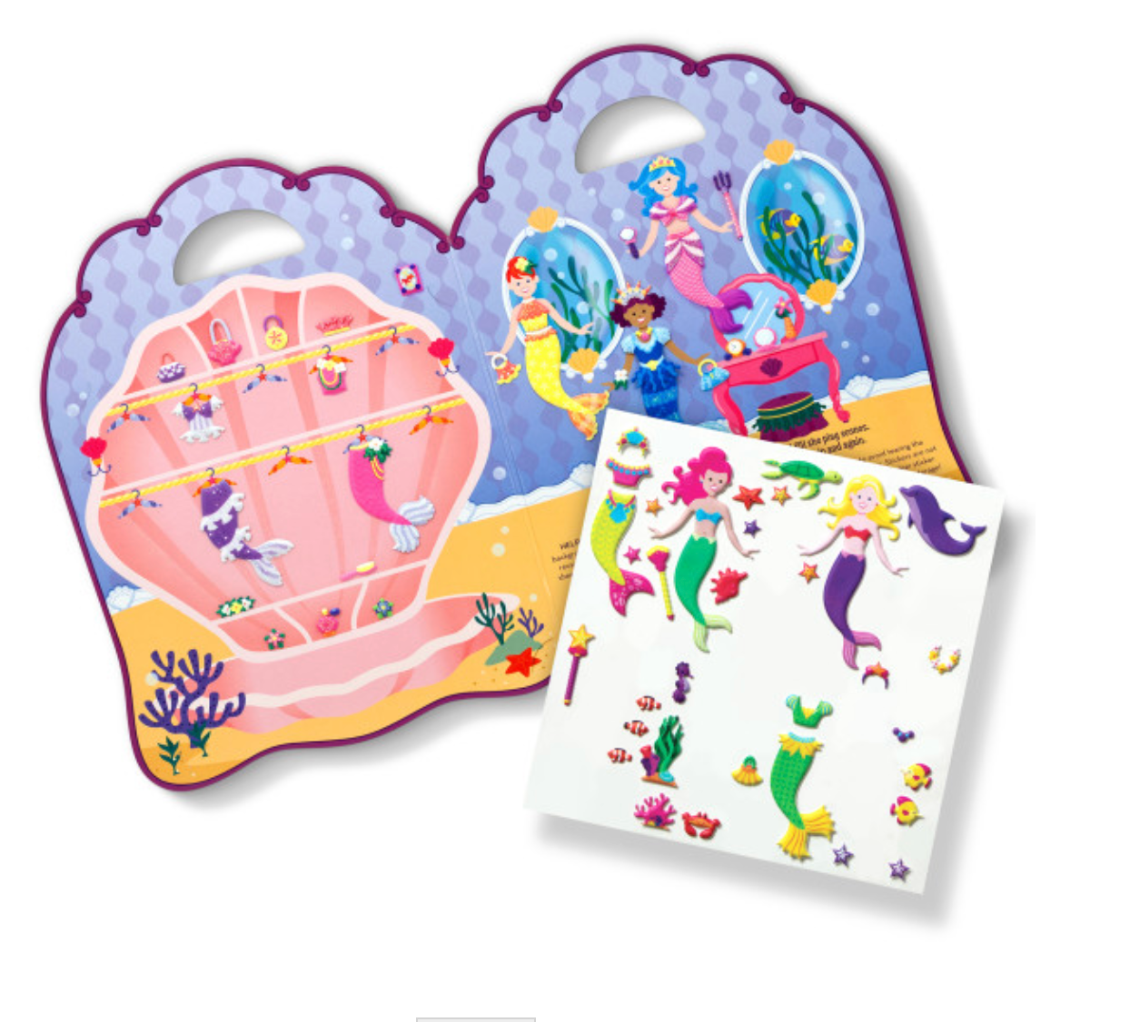 Puffy Sticker Play Set: Mermaid