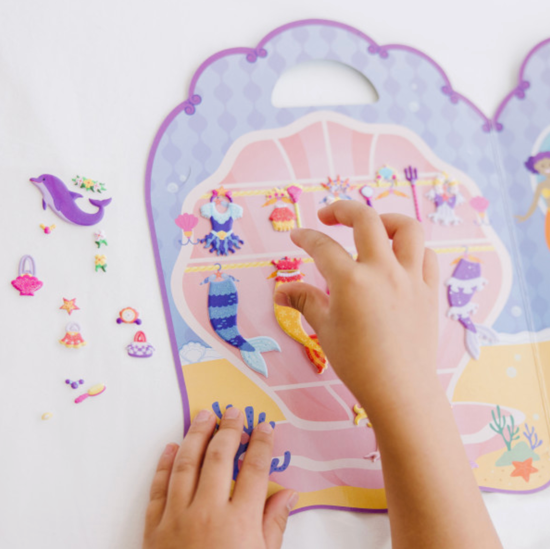 Puffy Sticker Play Set: Mermaid