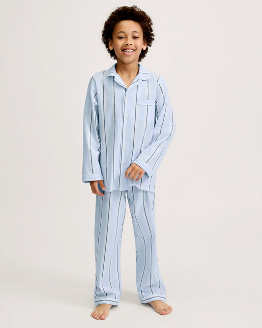 Classic Pajama Set, Coastal Stripe