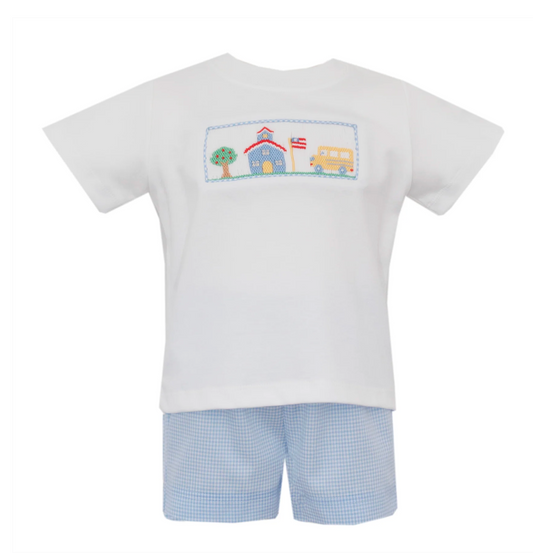 School House Boy Short Set