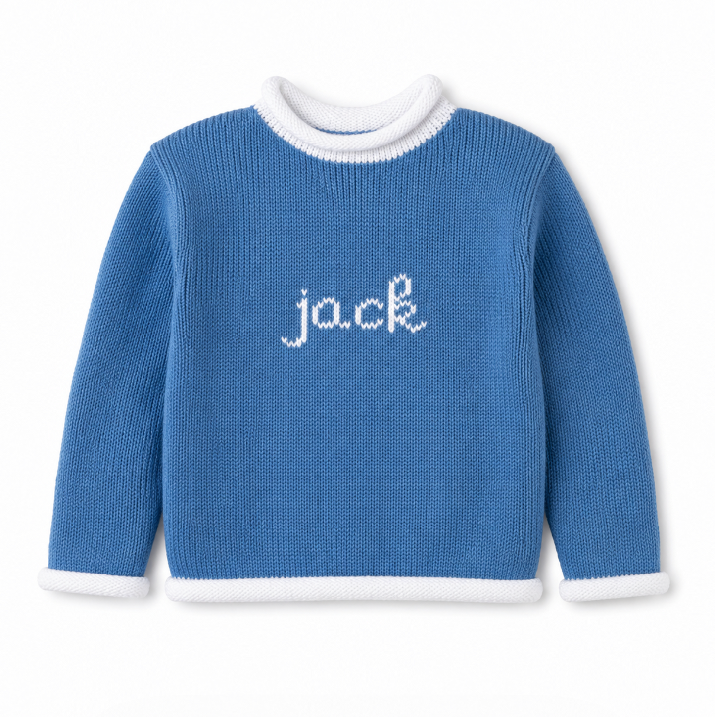Scribble Script Name Sweater