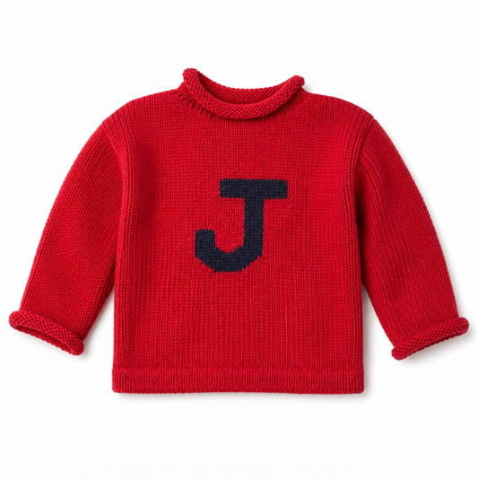 Letter Sweater, Solid
