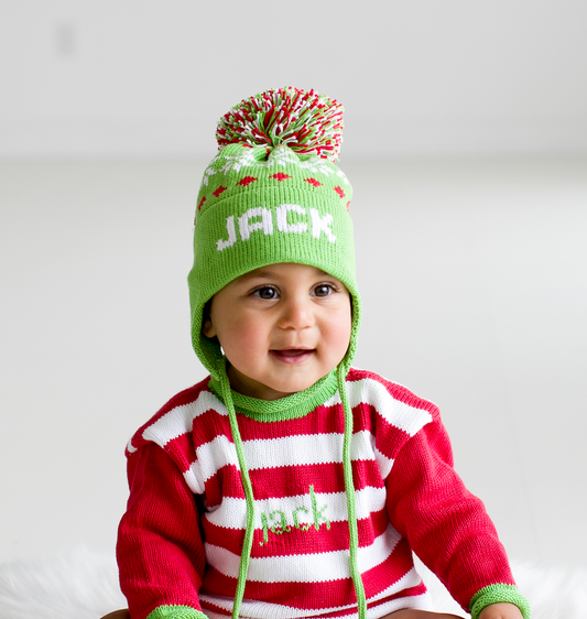 Earflap Hat with Name, Nordic