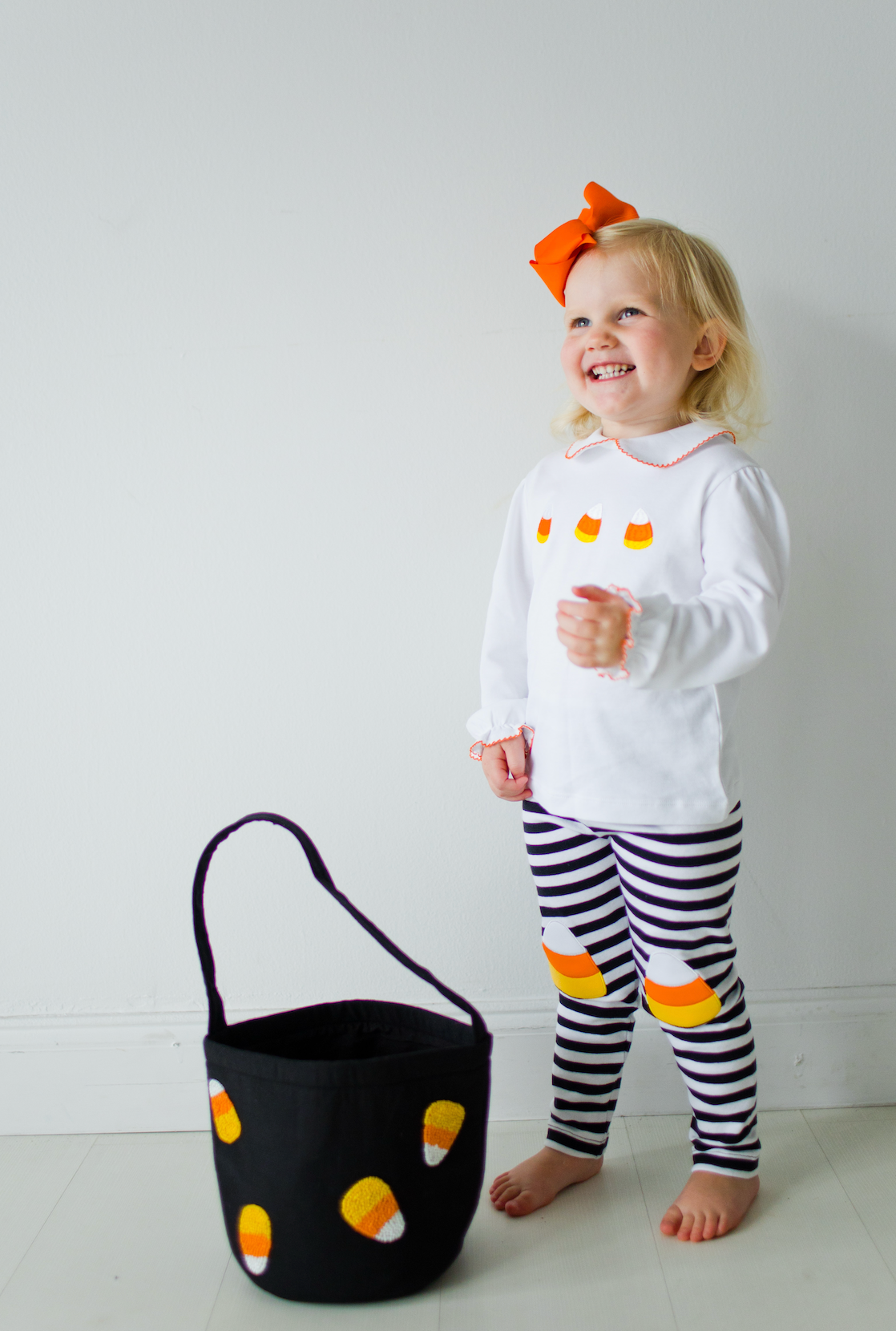 Sweet Knees Leggings, Candy Corn