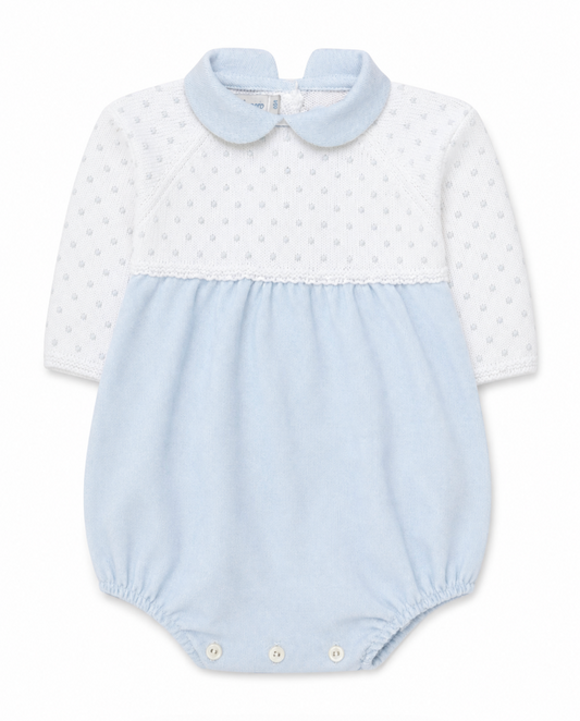 Collar Dot Corduroy Bubble