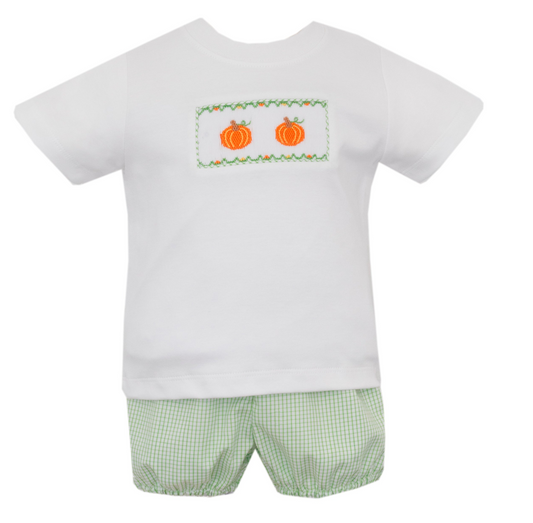Pumpkin Boy Short Set