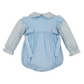 Light Blue Corduroy Girl Short Bubble
