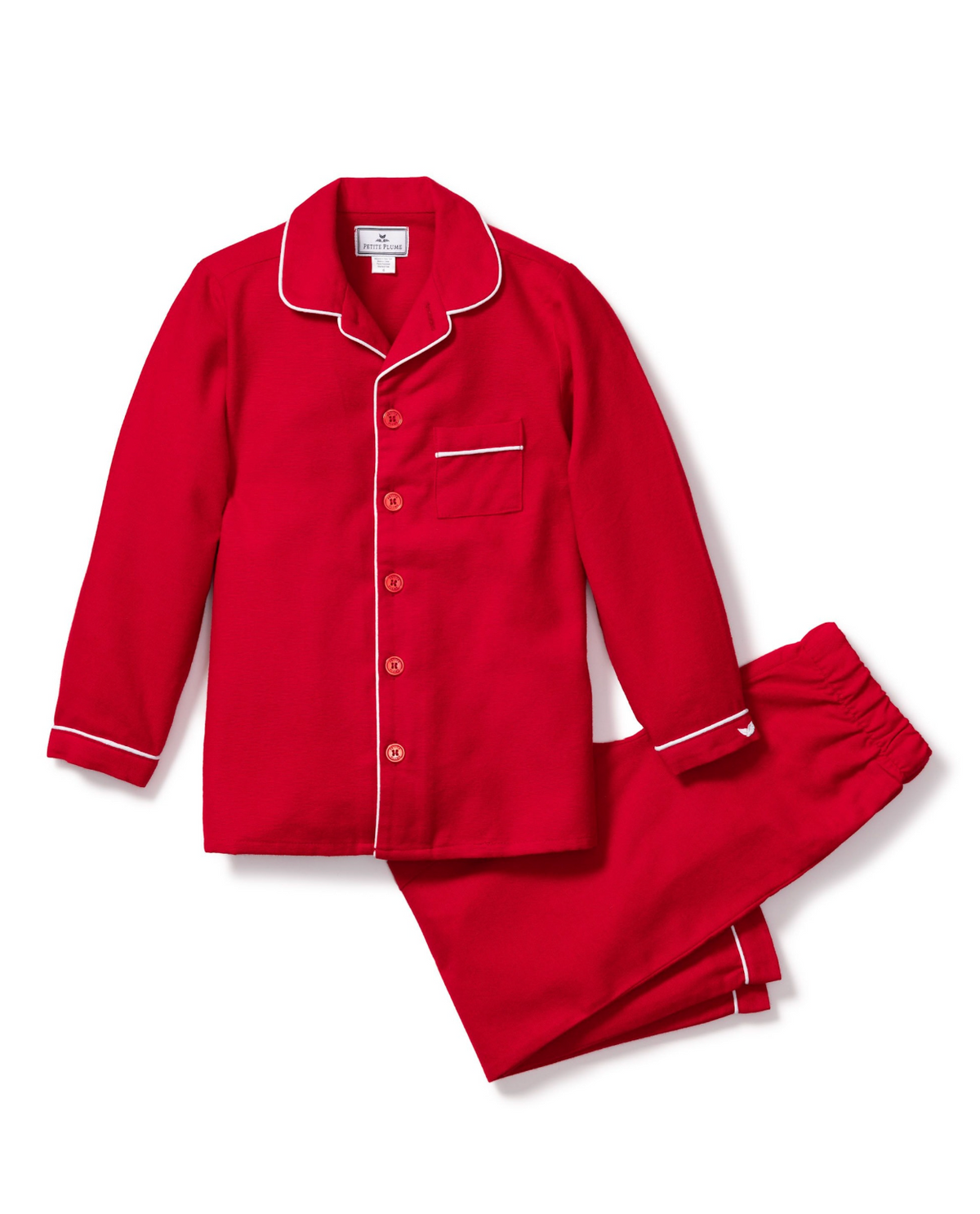 Red Flannel Pajama Set
