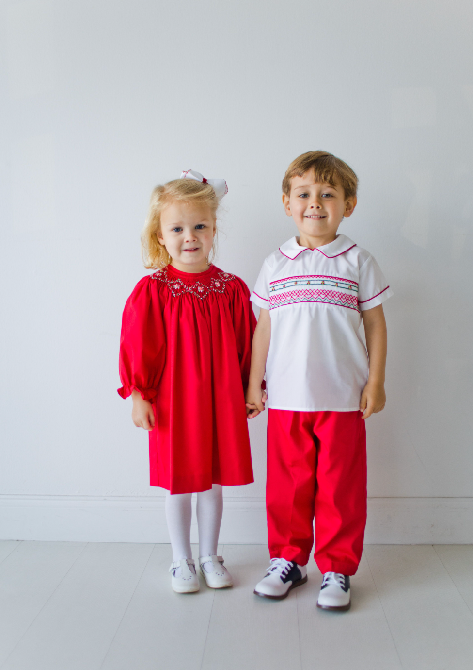 Merry & Bright Smock Bishop Dress