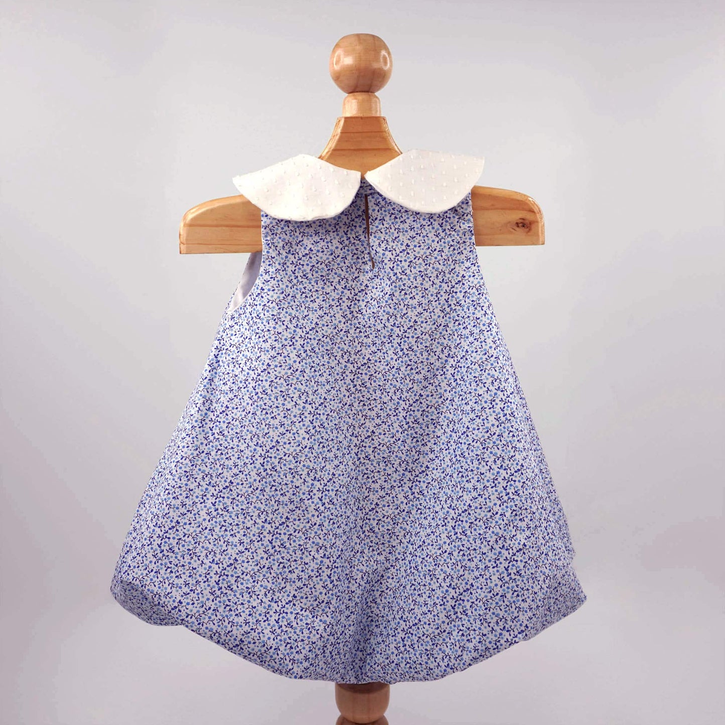 Bluebells Sleeveless Collared Bubble Dress