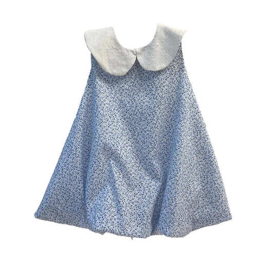 Bluebells Sleeveless Collared Bubble Dress