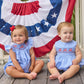 Smocked Bishop Bubble - Flags
