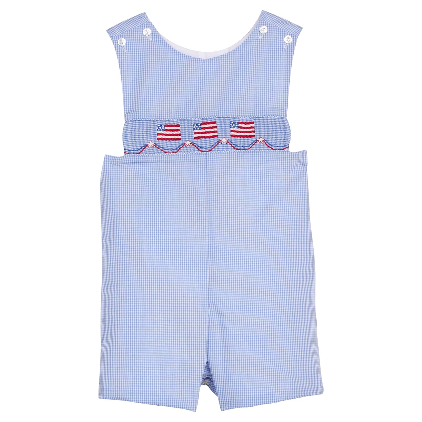 Smocked Shortall - Flags