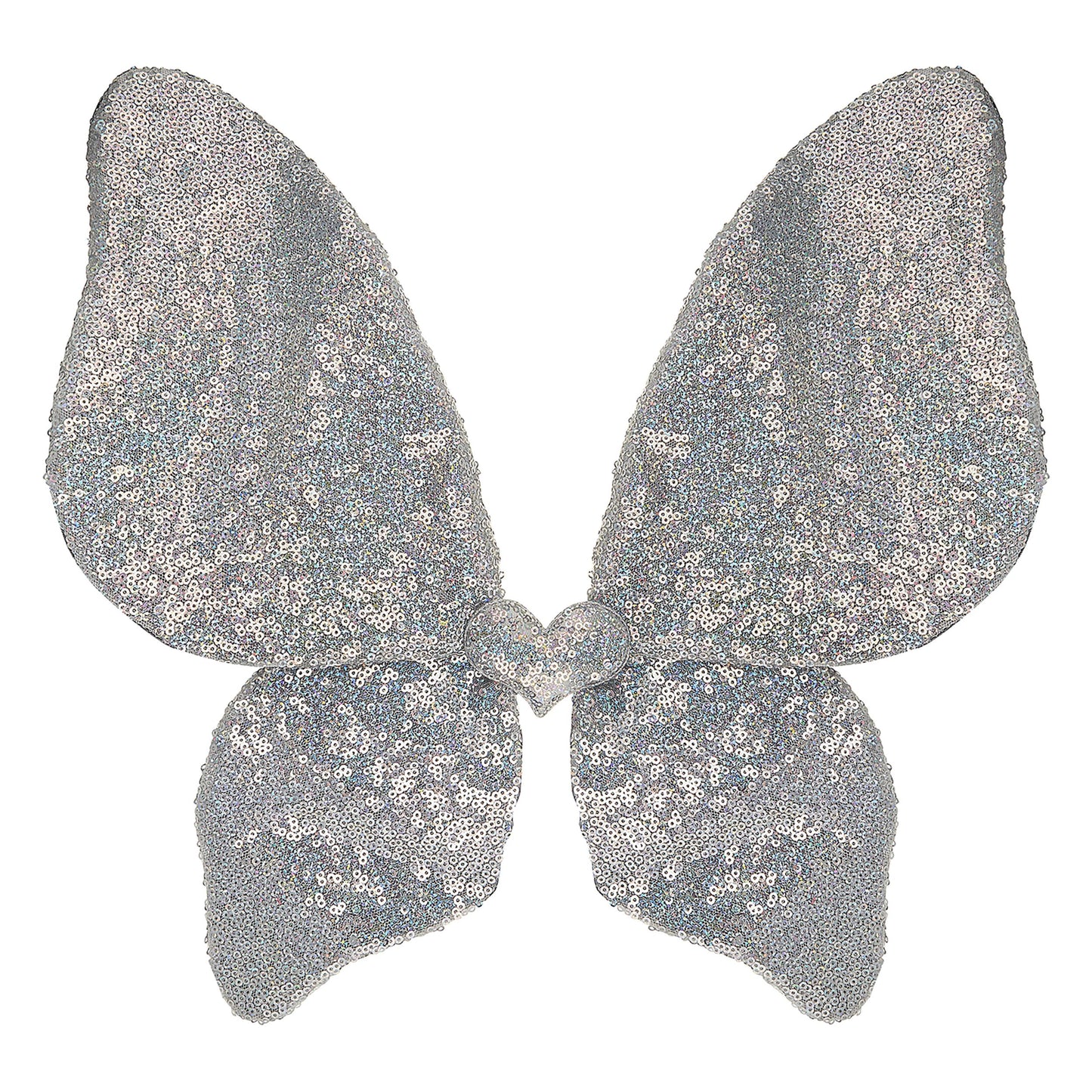 Sparkle Sequin Wings, Silver