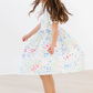 Sunshine Meadows Short Sleeve Pocket Twirl Dress