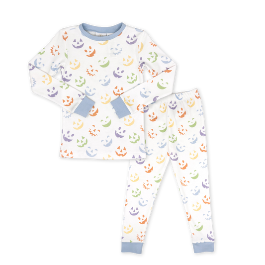 Sweet Pea Boy PJ Set, Peek-a-Boo Park Blue