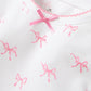 Pink Bows Snug Fit Pima Pajama Set