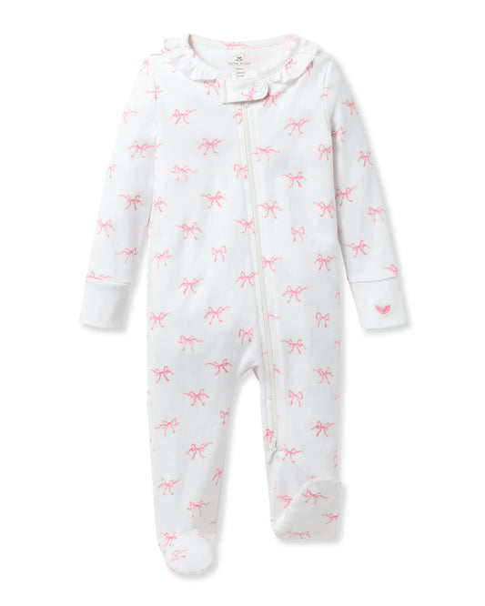 Baby Pima Romper in Blushing Bows