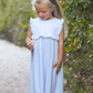 Alice Dress, Light Blue Stripe