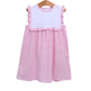 Alice Dress, Light Pink Stripe